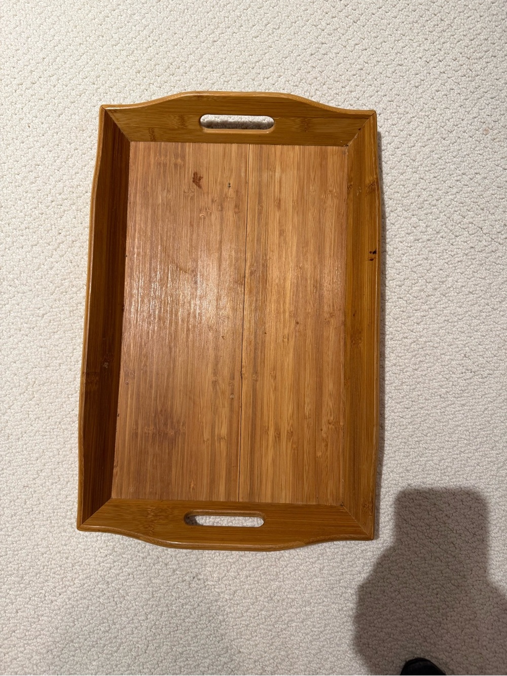 Bamboo Vanity Tray - Natural Brown